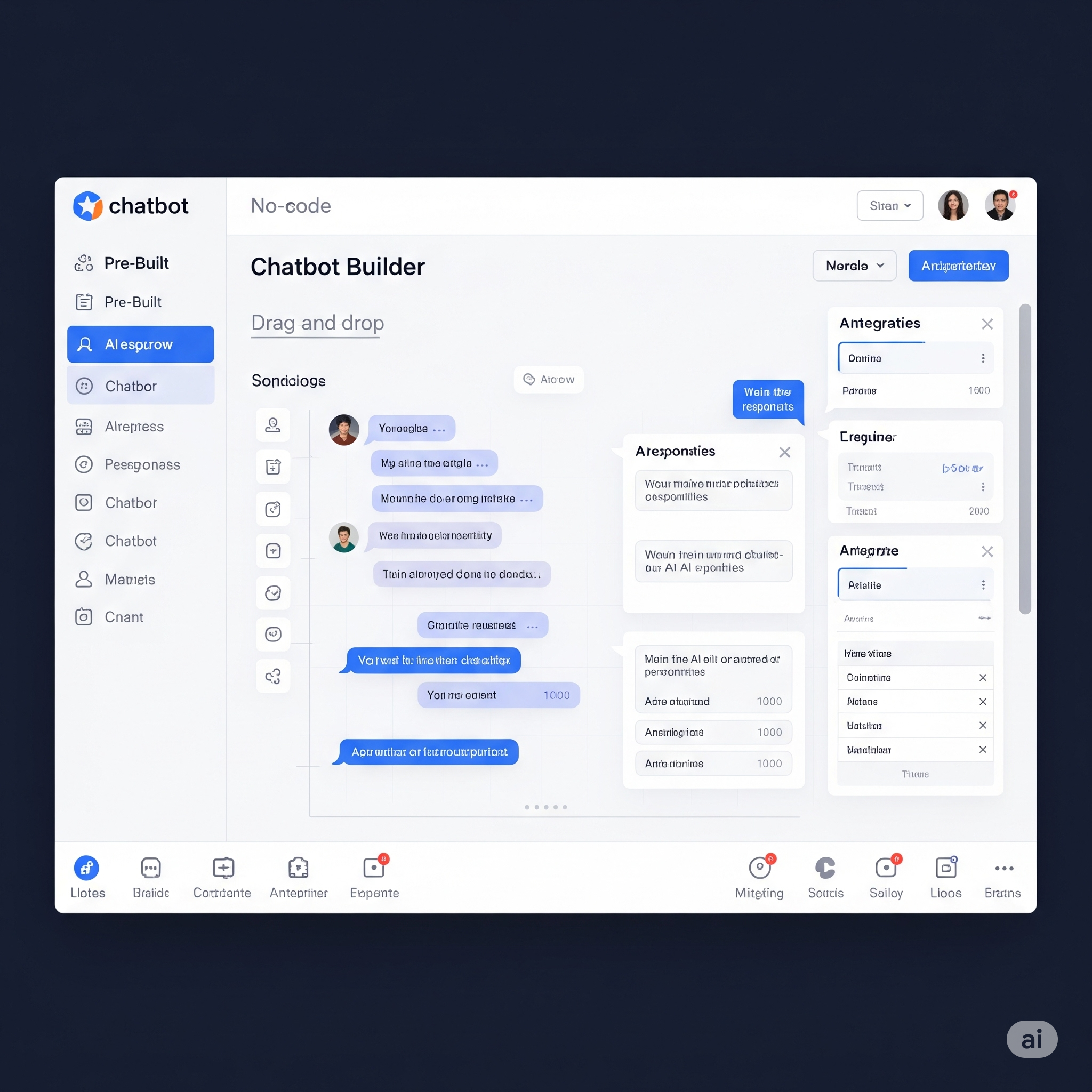 CustomGPT AI chatbot interface